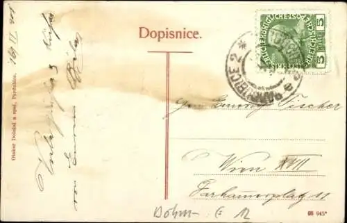 Ak Pardubice Pardubitz Stadt, Celkovy pohled, Teilansicht der Stadt