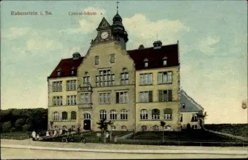 Ak Rabenstein Chemnitz in Sachsen, Central Schule