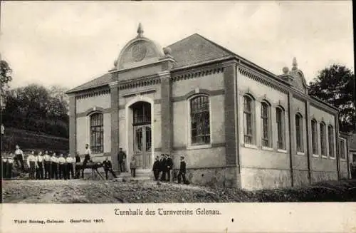 Ak Gelenau im Erzgebirge, Turnhalle vom Turnverein