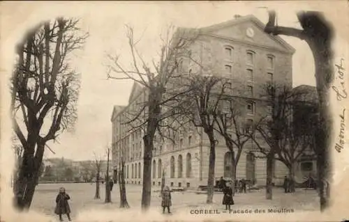 CPA Corbeil-Essonne, Facade des Moulins