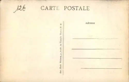 Ak Bellevue Haute Loire, Rue des Potagers, Maisons