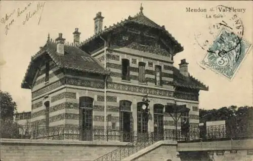 CPA Meudon Val Fleury Hauts de Seine, Gare