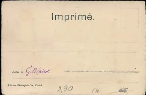 Leporello Ak Chamonix Mont Blanc Haute Savoie, Panorama