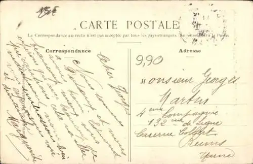 Ak Puteaux Hauts de Seine, Rue Voltaire, Maison Salson