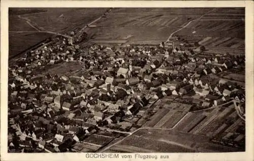 Ak Gochsheim in Unterfranken, Fliegeraufnahme