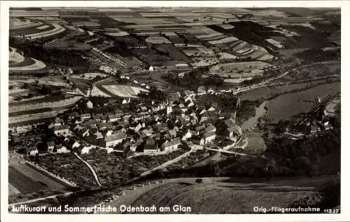 Ak Odenbach am Glan Pfalz, Luftbild