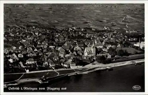 AkOestrich Winkel am Rhein Rheingau, Fliegeraufnahme