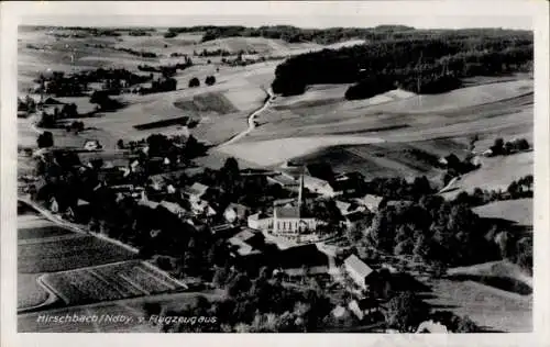 Ak Hirschbach in der Oberpfalz, Fliegeraufnahme