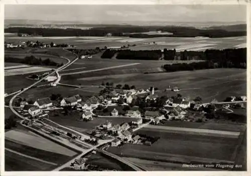 Ak Illerbeuren Kronburg Oberschwaben Unterallgäu, Luftaufnahme
