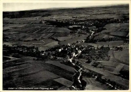 Ak Obersontheim in Württemberg, Fliegeraufnahme