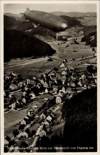 Ak Lenzkirch im Schwarzwald, Fliegeraufnahme, Zeppelin