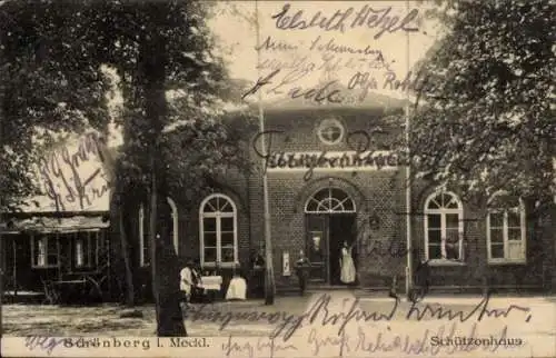 Ak Schönberg in Mecklenburg, Schützenhaus