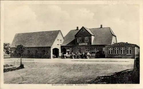Ak Klanxbüll in Nordfriesland, Bahnhofshotel