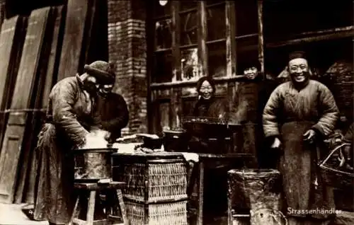 Ak China, Straßenhändler, Trinks Bildkarte China 2: Leben, Gewerbe, Schifffahrt, Reihe 724, Bild 4