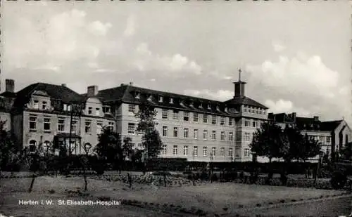 Ak Herten im Ruhrgebiet Westfalen, St. Elisabeth Hospital