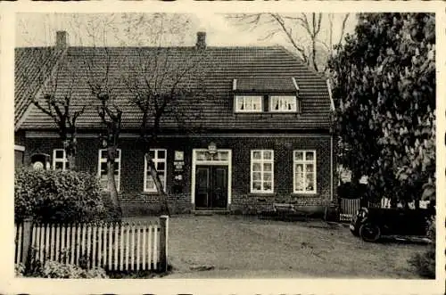 Ak Scharrel Saterland in Oldenburg, Gasthof