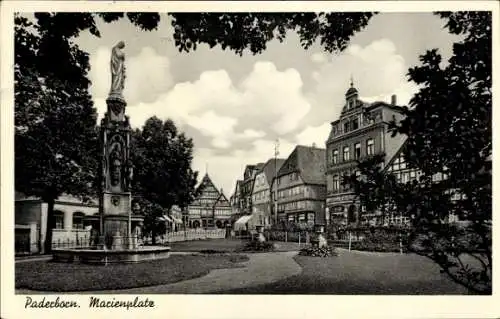 Ak Paderborn in Westfalen, Marienplatz