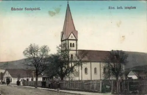 Ak Swaljawa Szolyva Svalova Schwallbach Ukraine, Katholische Kirche