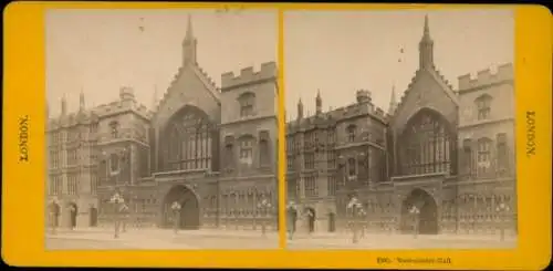 Stereo Foto London England, Westminster Hall