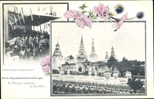 CPA Paris, Exposition Universelle 1900, Musique malgache