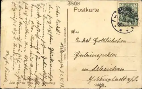 Ak Melsungen in Hessen, Gesamtansicht