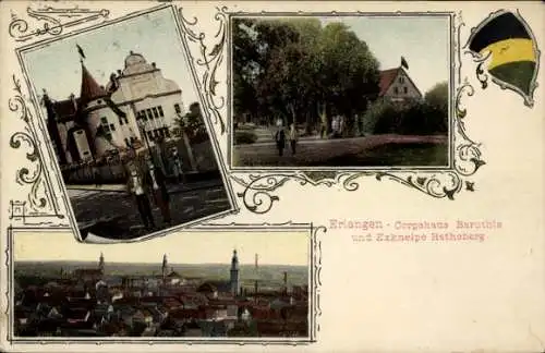 Studentika Ak Erlangen, Corpshaus Baruthia, Exkneipe Rathsberg, Wappen, KSCV