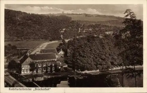 Ak Kohlfurterbrücke Kohlfurth Cronenberg Wuppertal, Restaurant Brückerhof