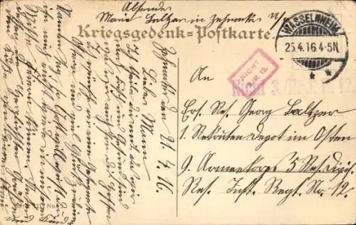 Ak Glückwunsch Ostern, Weidenkätzchen