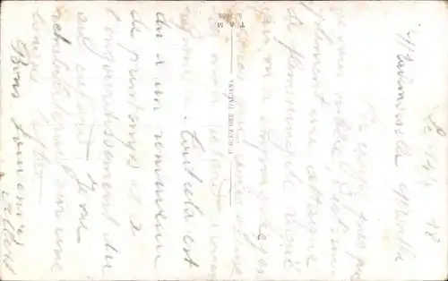 Ak Gemaltes Frau-Porträt, Hut, Kleid