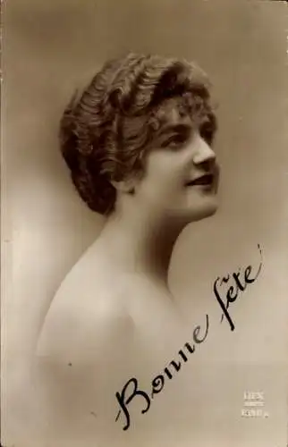 Ak Glückwunsch, Frauenportrait