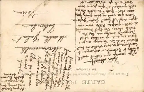 Ak Liebespaar, Un Baiser dérobé est un Baiser bien doux