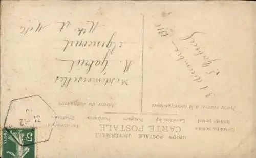 Ak Glückwunsch Neujahr, Schneemann, Kinder