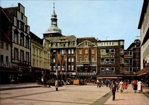 Ak Recklinghausen im Ruhrgebiet, Markt, Petruskirche