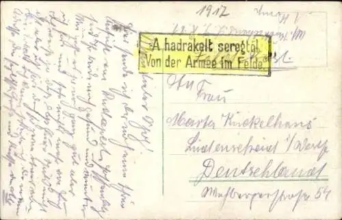 Ak Budapest Ungarn, M. Kir. Operaház - Kön. ung. Oper