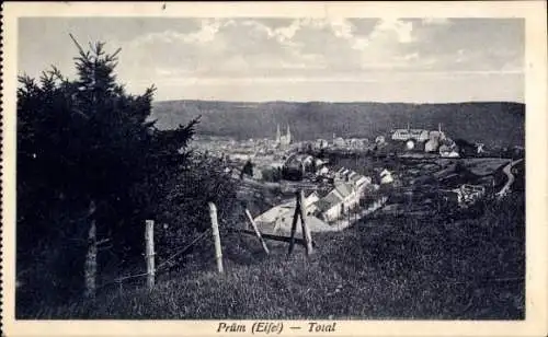 Ak Prüm in der Eifel, Stadtansicht von Prüm (Eifel)