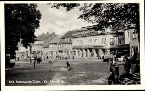 Ak Bad Freienwalde an der Oder, Karl-Marx-Platz