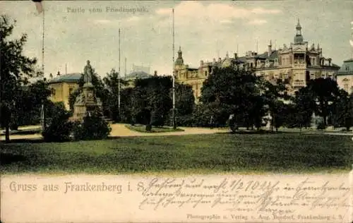 Ak Frankenberg in Sachsen, Friedenspark
