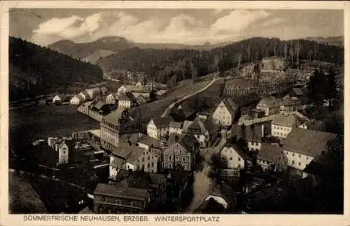 Ak Neuhausen im Erzgebirge, Sommerfrische  Erzgeb. Wintersportplatz