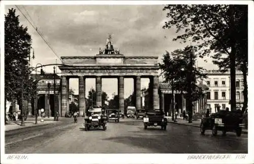 Ak Berlin Mitte, Brandenburger Tor