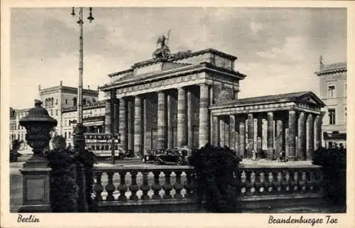 Ak Berlin Mitte, Brandenburger Tor