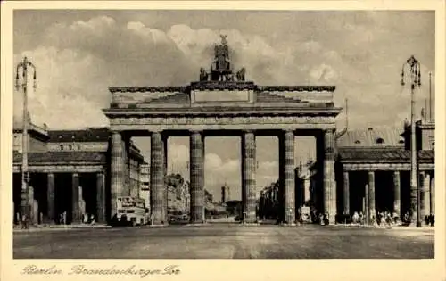 Ak Berlin Mitte, Brandenburger Tor