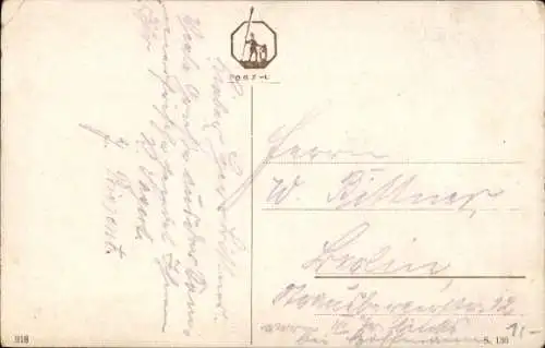 Ak Windmühle, Ackerbau, Wiese