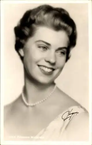 Ak HKH Prinzessin Margaretha, Portrait, Tochter von Gustav Adolf Erbprinz von Schweden