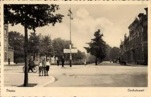 Ak Breda Nordbrabant, Parkstraße, Kinder, Kreuzung