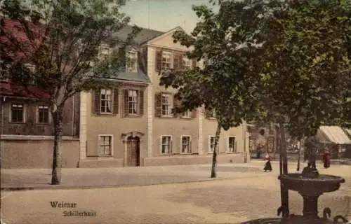 Ak Weimar in Thüringen, Schillerhaus