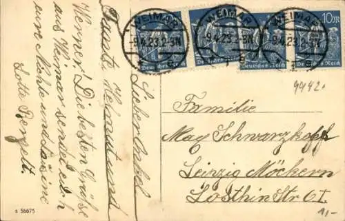 Ak Weimar in Thüringen, Schillerhaus