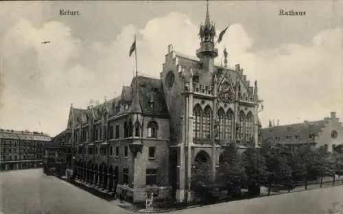 Ak Erfurt in Thüringen, Rathaus