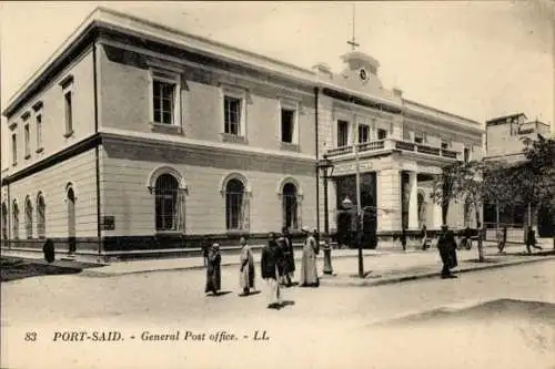 Ak Port Said Ägypten, General Post Office