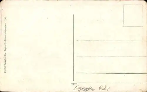 Ak Damaskus Syrien, Vogelschau auf den Ort, Hausdächer