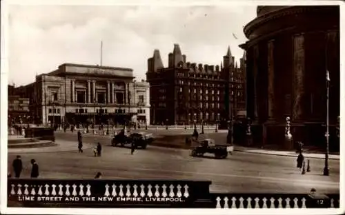 PC Liverpool Merseyside England, Lime Street and the New Empire